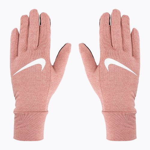 Дамски ръкавици за бягане Nike Fleece RG red stardust/red stardust/silver