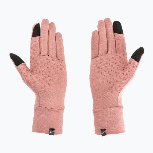 Дамски ръкавици за бягане Nike Fleece RG red stardust/red stardust/silver