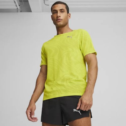 Мъжка тениска за бягане PUMA Run Ultraspun зелена
