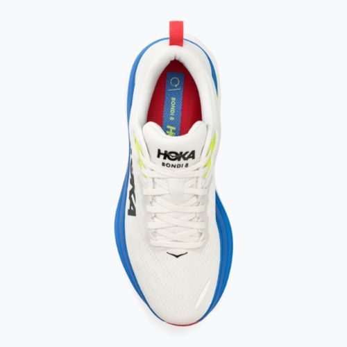 HOKA Bondi 8 мъжки обувки за бягане blanc de blanc/virtual blue