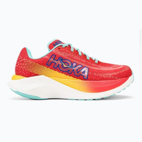 Дамски обувки за бягане HOKA Mach X cerise/cloudless