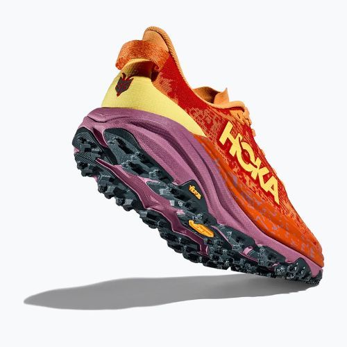 Дамски обувки за бягане HOKA Speedgoat 6 sherbet/beet root