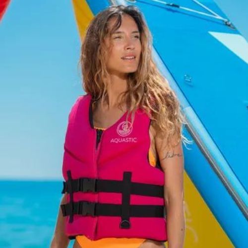 Дамска предпазна жилетка AQUASTIC AQS-LVW розова