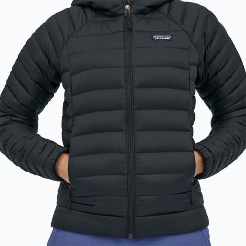 Дамски пуловер с качулка Patagonia Down Hoody black