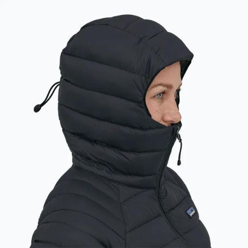 Дамски пуловер с качулка Patagonia Down Hoody black