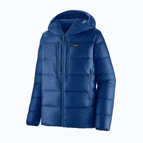 Patagonia мъжко пухено яке Fitz Roy Down Hoody passage blue