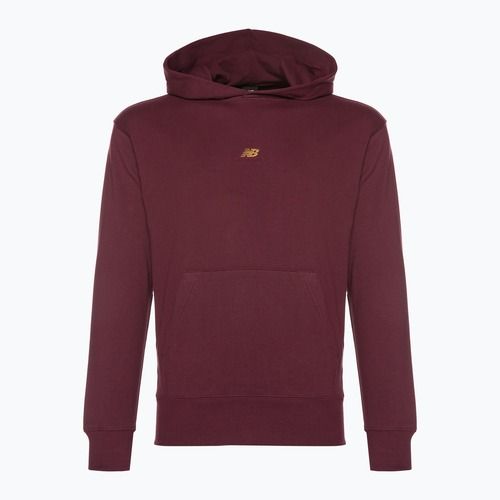 Мъжки суитчър New Balance Athletics Remastered Graphic French Terry в цвят бордо