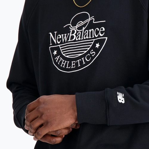 Мъжки суитшърт New Balance Athletics Graphic Crew black