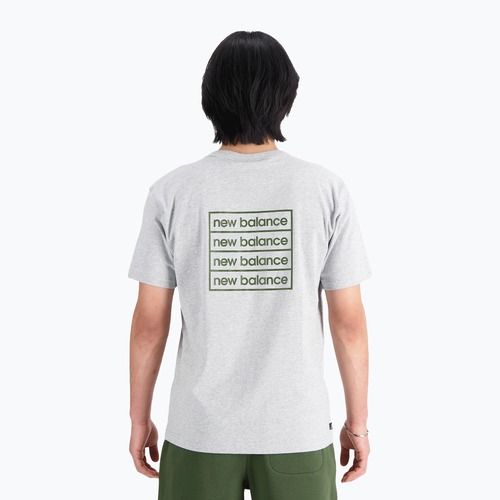 Мъжка спортна сива тениска New Balance Essentials Winter