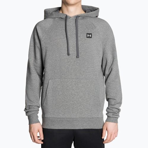 Мъжки суитшърт Under Armour Rival Hoodie pitch gray light heather/onyx white