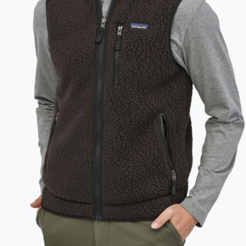Мъжки Patagonia Retro Pile Fleece без ръкави black