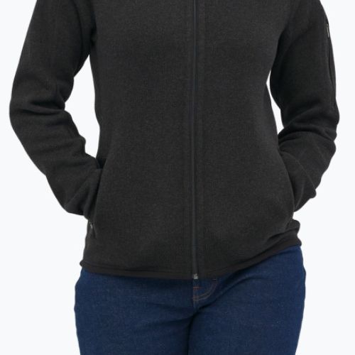 Дамски пуловер Patagonia Better Sweater Флийс пуловер за трекинг черен