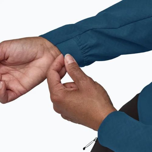 Дамско софтшел яке Patagonia R1 CrossStrata Hoody lagom blue