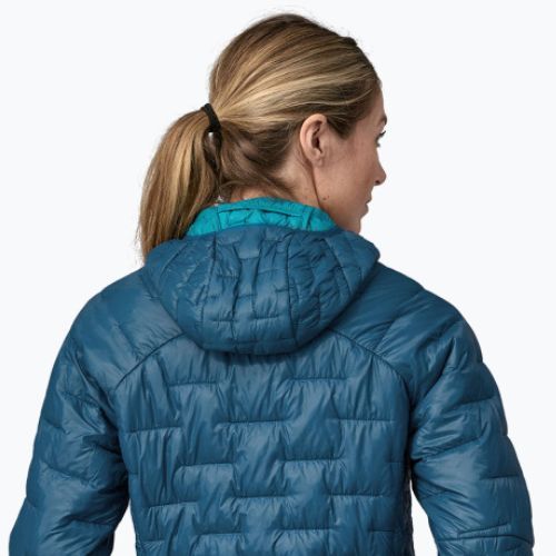 Дамско изолирано яке Patagonia Micro Puff Hoody lagom blue