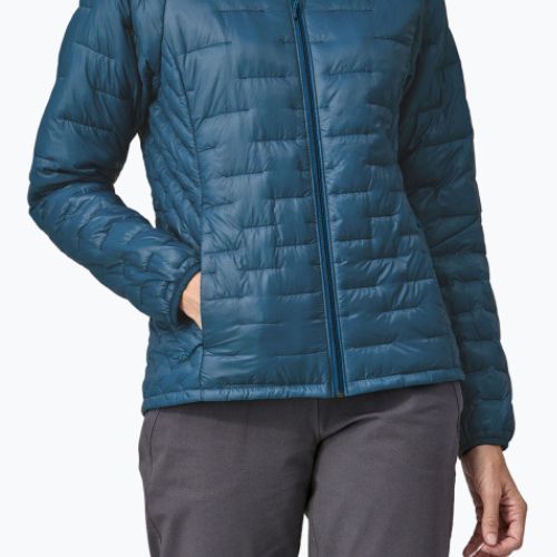 Дамско изолирано яке Patagonia Micro Puff Hoody lagom blue