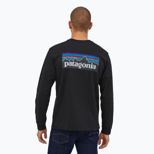 Мъжки ръкав Patagonia P-6 Logo Responsibili trekking longsleeve black