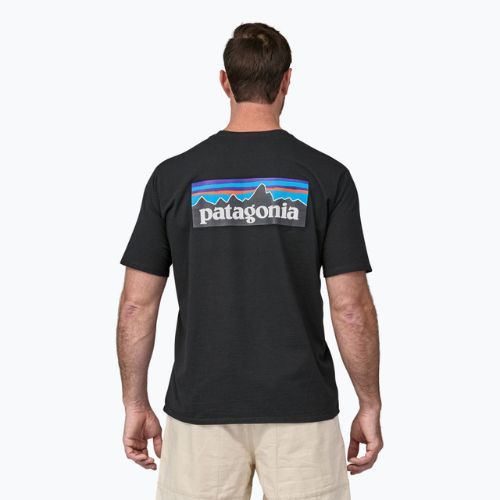 Мъжка тениска за трекинг Patagonia P-6 Logo Responsibili-Tee black