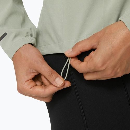 Дамско яке за бягане ASICS Accelerate Waterproof 2.0 olive grey