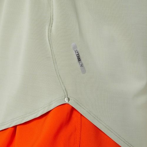 ASICS Road маслинено сива дамска тениска за бягане