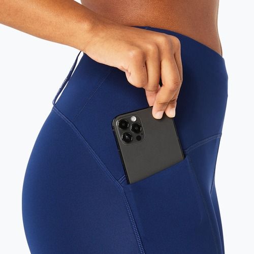 Дамски гамаши за бягане ASICS High Waist Capri blue expanse