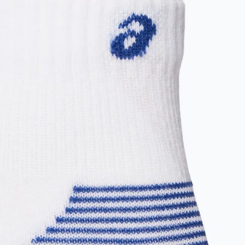 ASICS Cushion Run Quarter 2 чифта черни/блестящо бели чорапи за бягане