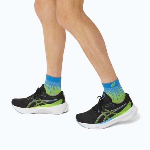 Чорапи за бягане ASICS Performance Run Quarter electric lime/waterscape