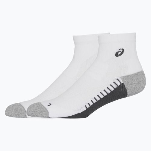 ASICS Performance Run Quarter чорапи за бягане в блестящо бяло