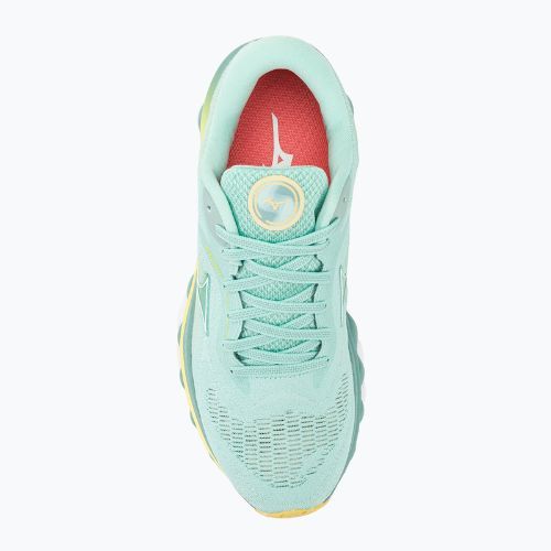 Дамски обувки за бягане Mizuno Wave Sky 7 egghell blue/white/sunshine