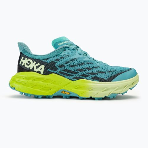 Дамски обувки за бягане HOKA Speedgoat 5 coastal shade/green glow
