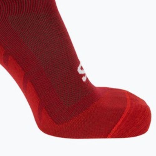 Salomon Speedcross Ankle червени чорапи за бягане с далия/черно/мак
