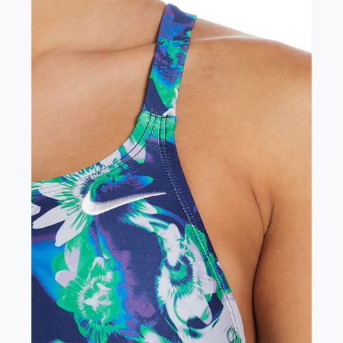 Дамски бански костюм от една част Nike Hydrastrong Solid Fastback midnight navy