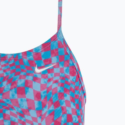 Детски бански от една част Nike Hydrastrong Lace Up Back University Blue