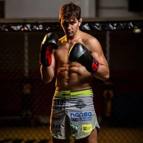 DBX BUSHIDO "Hammer - Red" Муай тай боксови ръкавици черни/червени