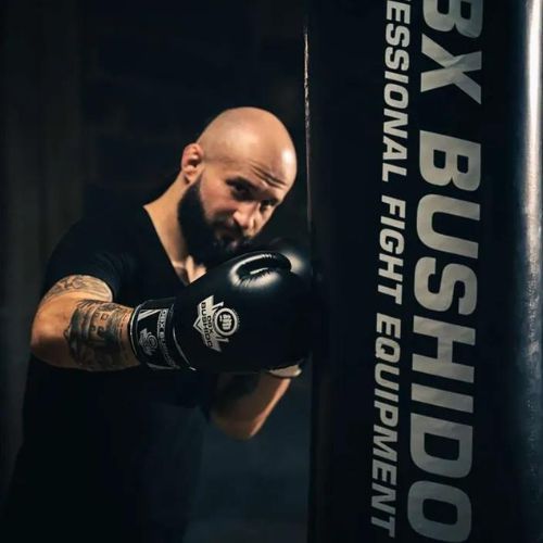 DBX BUSHIDO ARB-407 черни/бели боксови ръкавици