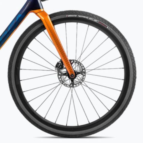 Orbea Terra M20 Team 2023 син карбон/лео оранжев велосипед за чакъл