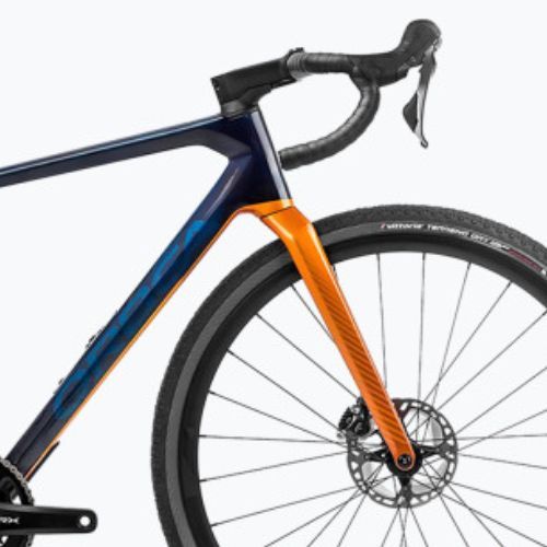 Orbea Terra M20 Team 2023 син карбон/лео оранжев велосипед за чакъл