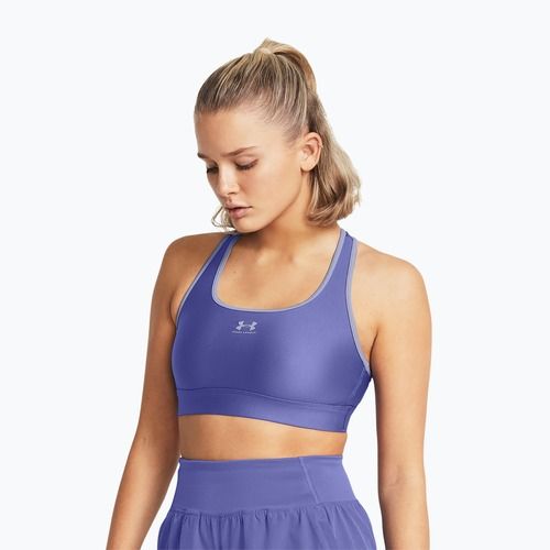 Фитнес сутиен Under Armour Authentics Mid Paddles starlight/ celeste/celeste
