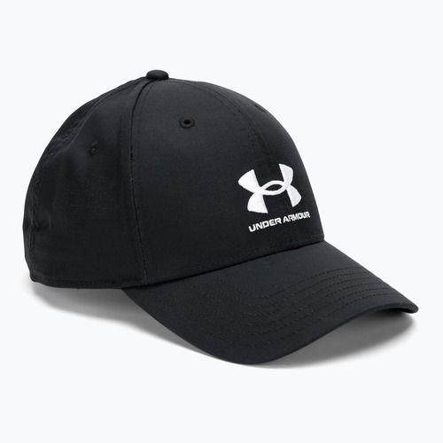 Мъжка бейзболна шапка Under Armour Branded Lockup Adj black/white