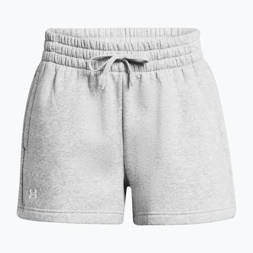 Дамски шорти за тренировка Under Armour Rival Fleece mod gray light heather/white