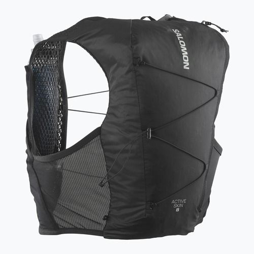 Salomon Active Skin 8 комплект черна/метална жилетка за бягане