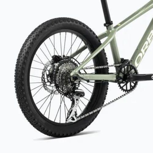 Детски велосипед Orbea MX 20 Team Disc metallic green/yellow