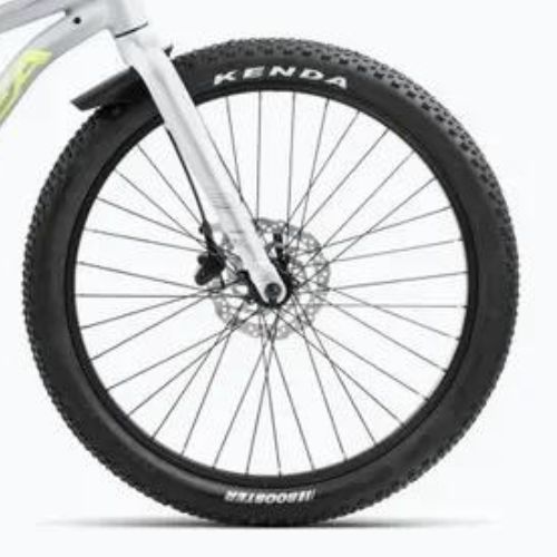 Детски велосипед Orbea MX 24 Team Disc silver/lime