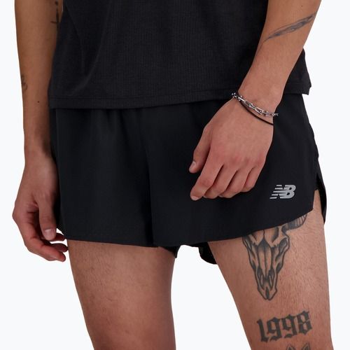 Мъжки къси панталони за бягане New Balance RC Seamless 3 Inch Split black