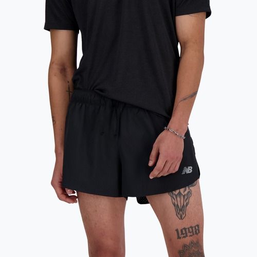 Мъжки къси панталони за бягане New Balance RC Seamless 3 Inch Split black