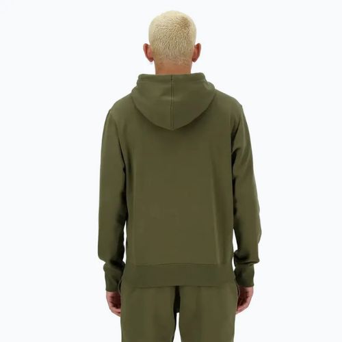 Мъжка качулка New Balance Core Fleece Hoodie dark moss