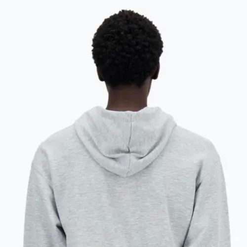 New Balance Stacked Logo French Terry Hoodie athletic grey