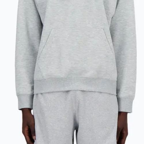 New Balance Stacked Logo French Terry Hoodie athletic grey