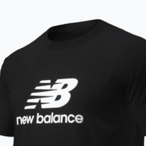 Мъжка тениска New Balance Stacked Logo black