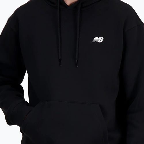 Мъжки суитшърт New Balance Small Logo French Terry Hoodie black