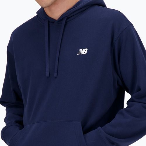 Мъжки суитшърт New Balance Small Logo French Terry Hoodie nb navy